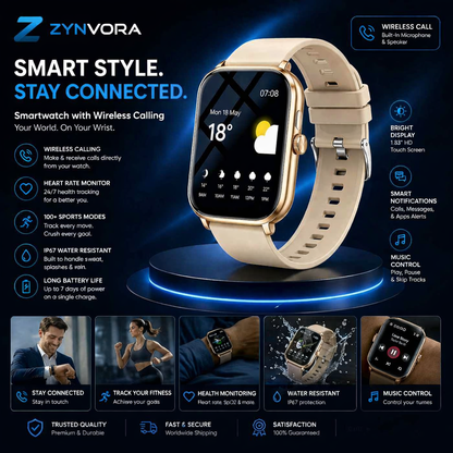 Zynvora Smart Bluetooth Calling Watch