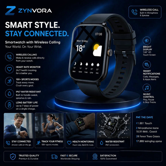 Zynvora Smart Bluetooth Calling Watch